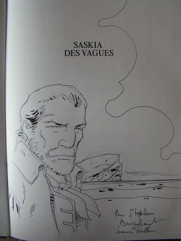Saskia des vagues by Lucien Rollin - Sketch