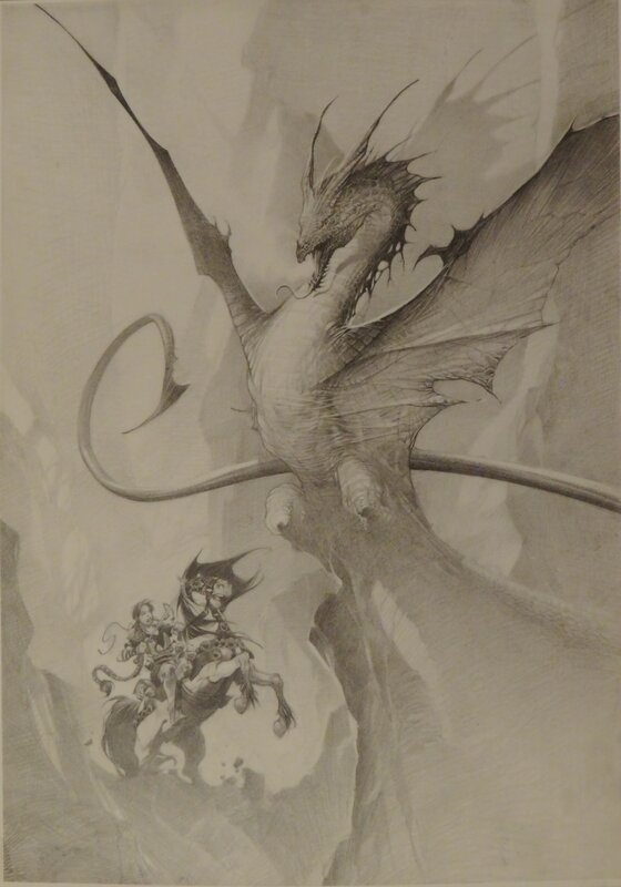 Dragon by Alberto Varanda - Original Illustration