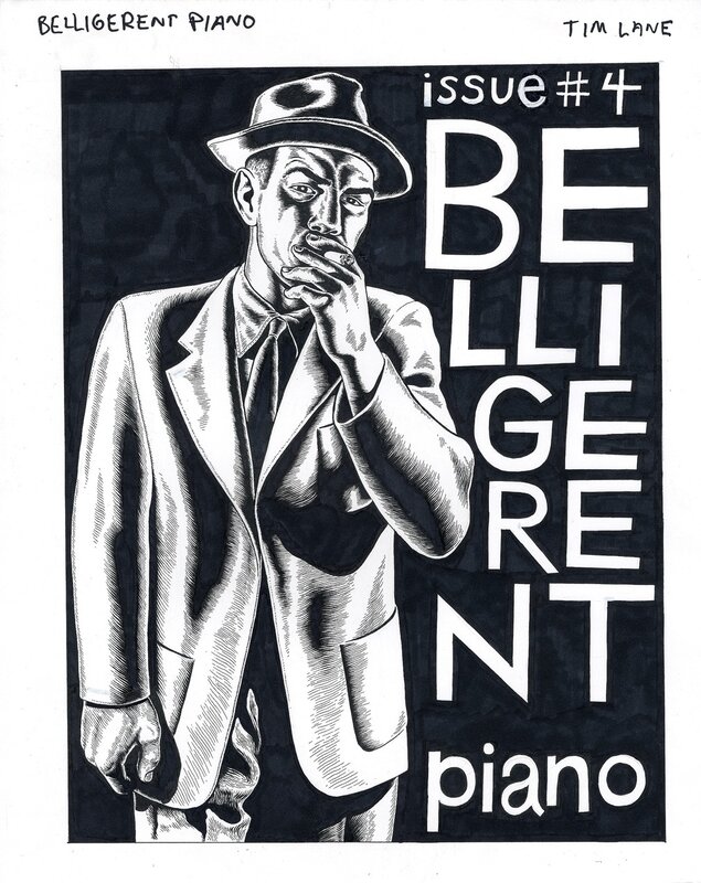 Couverture pour Belligerent Piano numéro 4, par Tim Lane - Original Cover