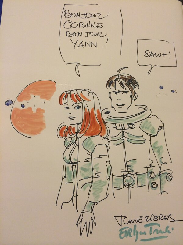 Jean-Claude Mézières, Evelyne Tran-Lê, Valérian - Otages de l'ultralum - Sketch