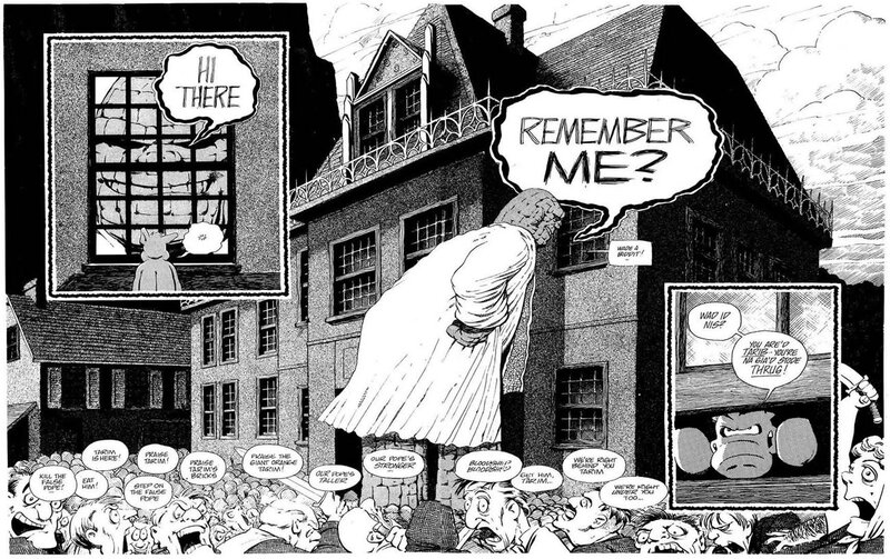 Cerebus 80 p.8-9 par Dave Sim, Gerhard - Planche originale