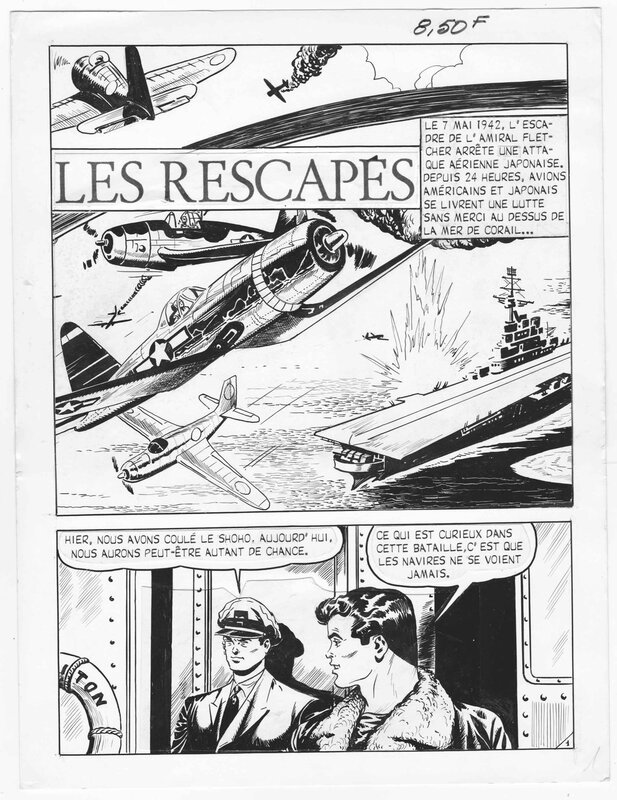 Histoire remontée par Raoul Giordan - Planche originale