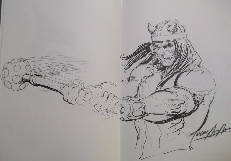Conan by Neal Adams - Sketch