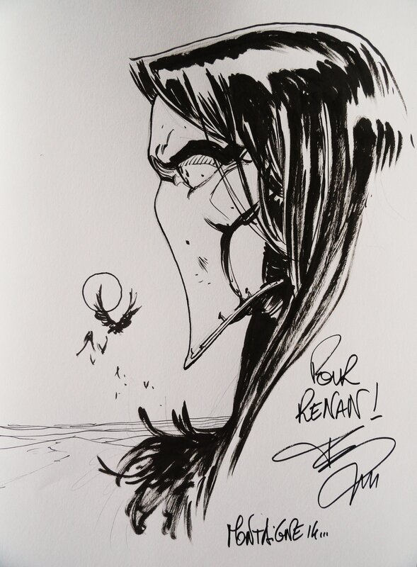 Le corbeau by Thimothée Montaigne - Sketch