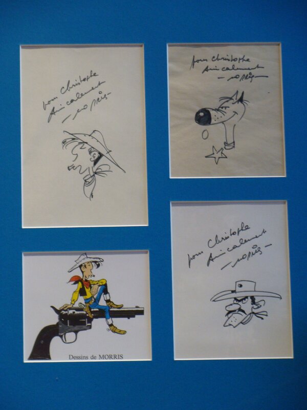 Lucky Luke par Morris - Dédicace