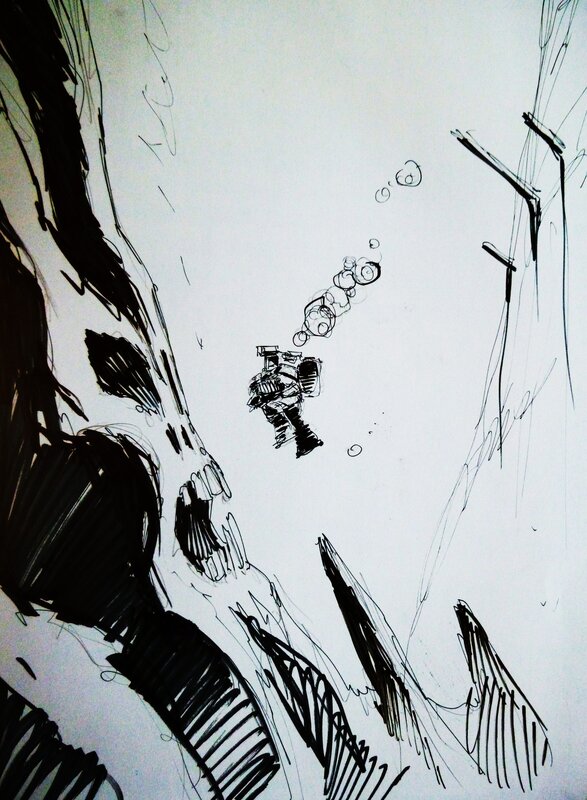 Sanctuaire by Christophe Bec - Sketch