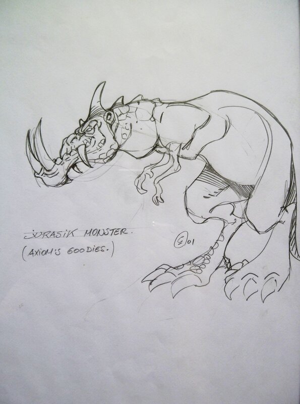 Jurasik monster by Crisse - Sketch