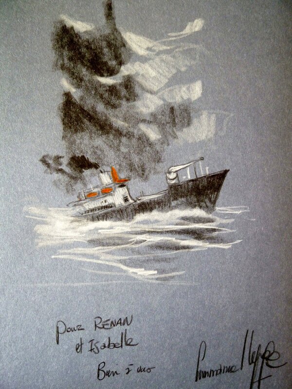 Emmanuel Lepage, Voyage aux îles de la désolation - Sketch