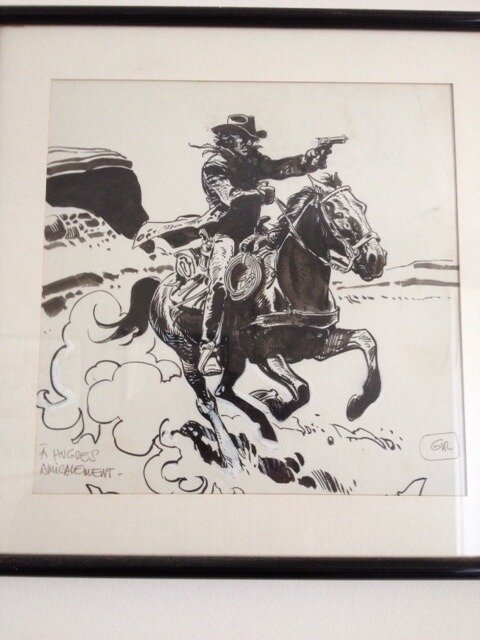 Blueberry par Jean Giraud - Illustration originale