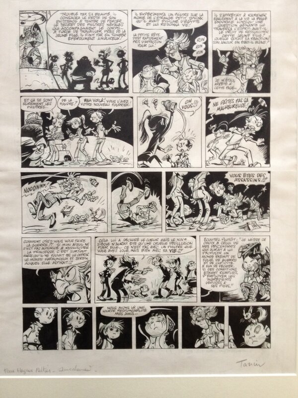 Fabrice Tarrin, Spirou et Fantasio Le Tombeau des Champignac - Comic Strip