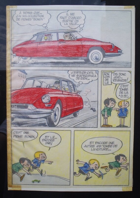 Jijé, Benoît Gillain, Bonux Boy, « Le Voleur d’Enfants », planche 4, 1960. - Comic Strip