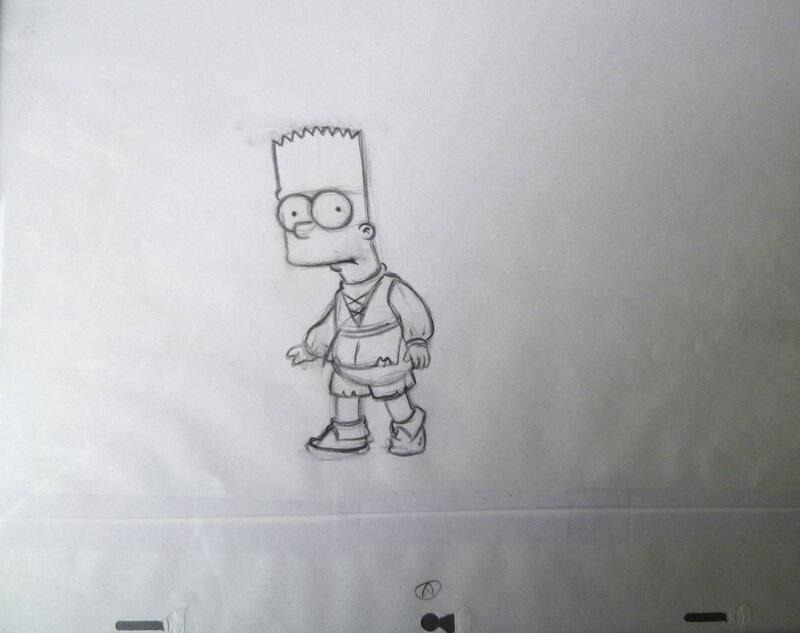 Bart par Matt Groening - Dédicace
