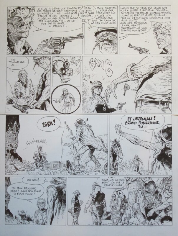 Jeremiah par Hermann - Planche originale