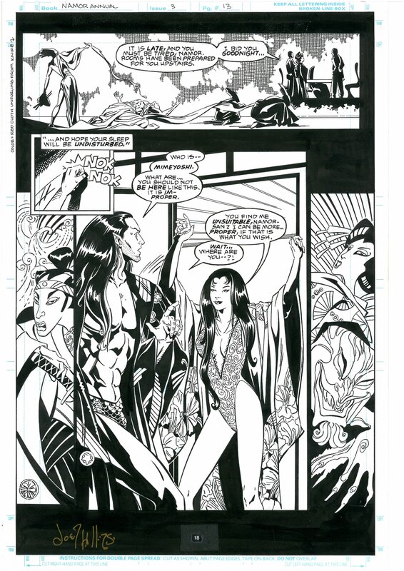 Namor annual by Joe Phillips, Terry Austin - Comic Strip