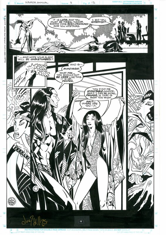 Namor annual par Joe Phillips, Terry Austin - Planche originale