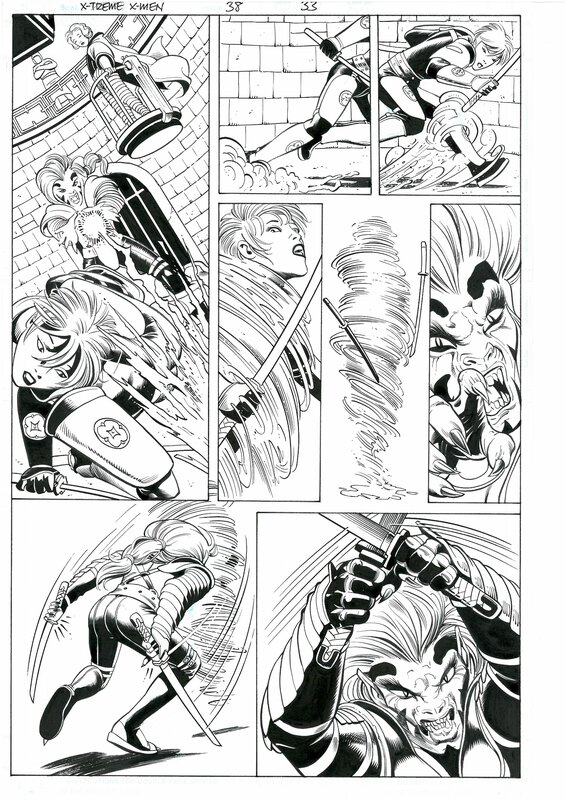 Xtreme Xmen par Igor Kordey - Planche originale