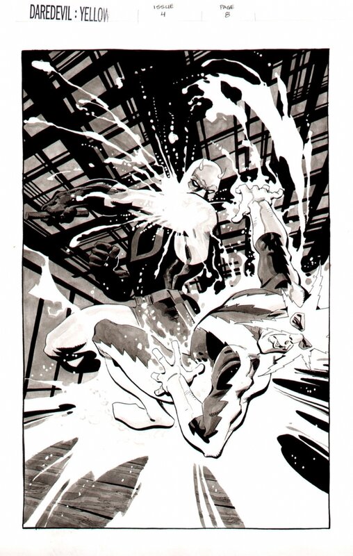 Splash page Daredevil Yellow - Tim Sale - Comic Strip