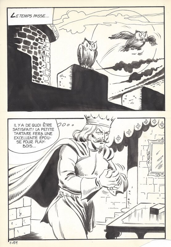 Maghella #1 P159 par Dino Leonetti - Planche originale