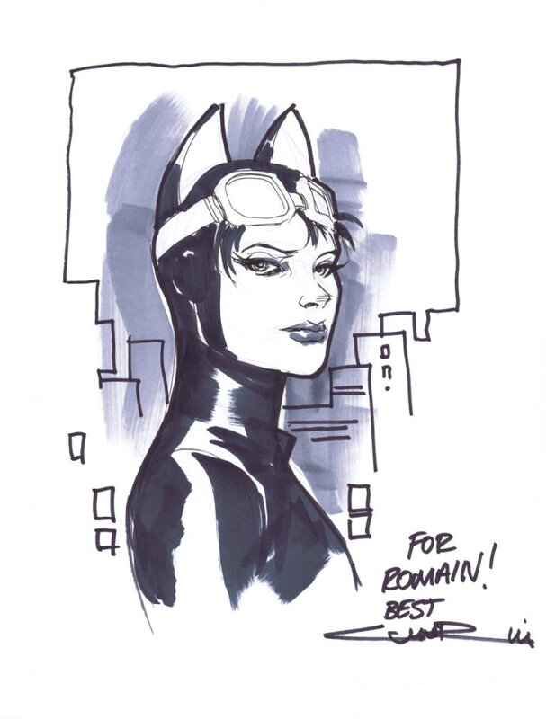 Catwoman par Cinar par Yildiray Çinar - Dédicace