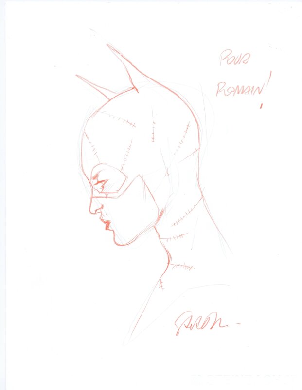 Catwoman par Pichelli - Sketch