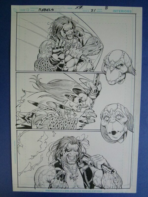 Rebels Lobo par Claude St. Aubin, Scott Hanna - Planche originale