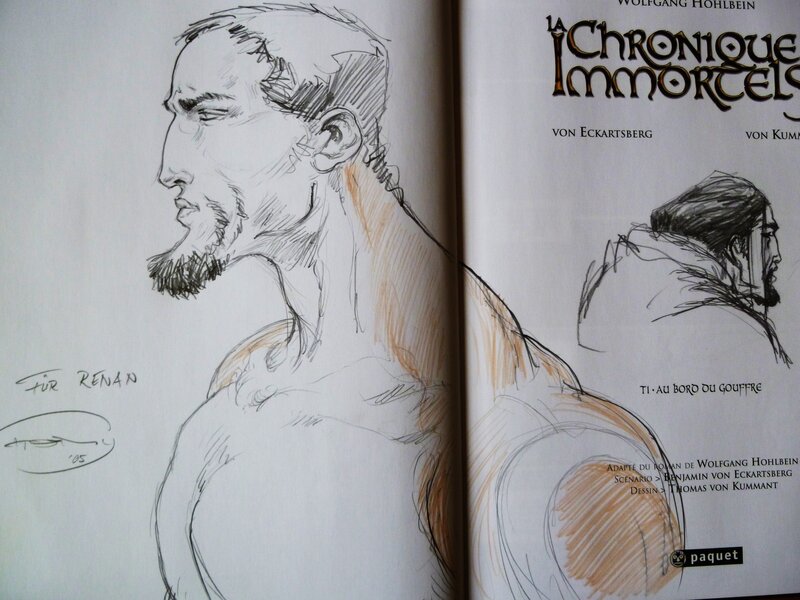 Thomas Von Kummant, La chronique des immortels - Sketch