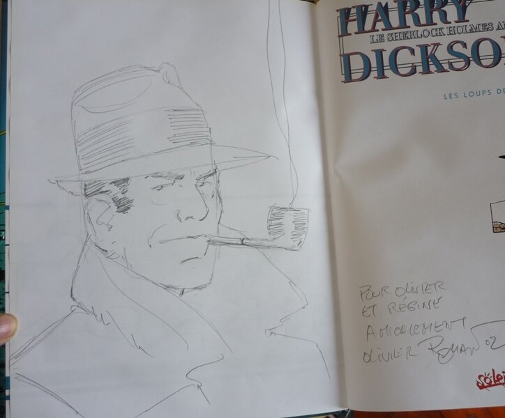 Harry DICKSON TOME 7 / ROMAN - Sketch