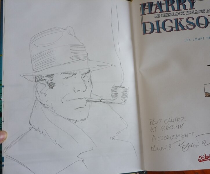 Harry DICKSON TOME 7 / ROMAN - Sketch