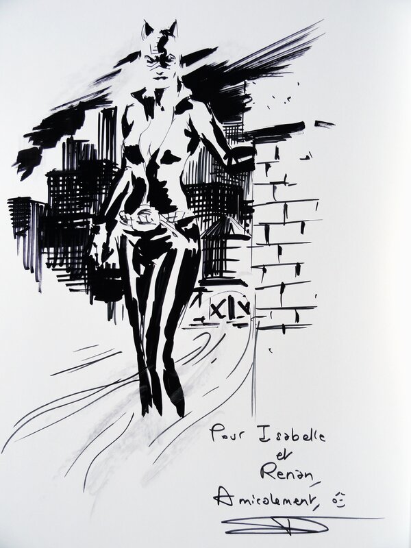 Catwoman by Jean-Jacques Dzialowski - Sketch