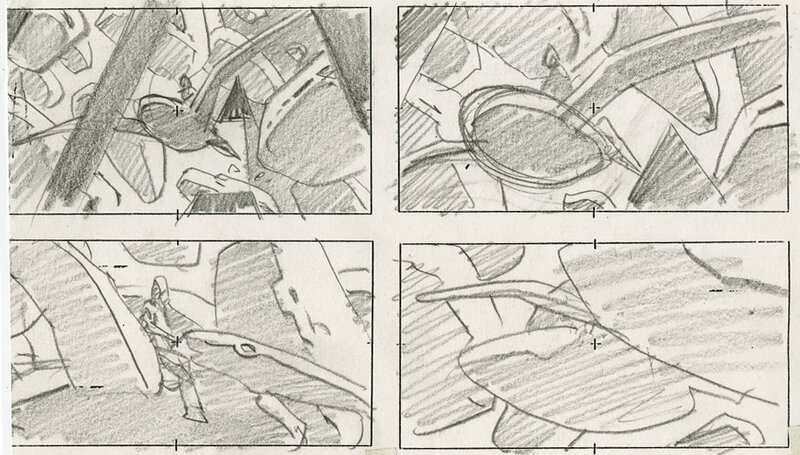 Moebius, storyboard, crayonnés - Œuvre originale