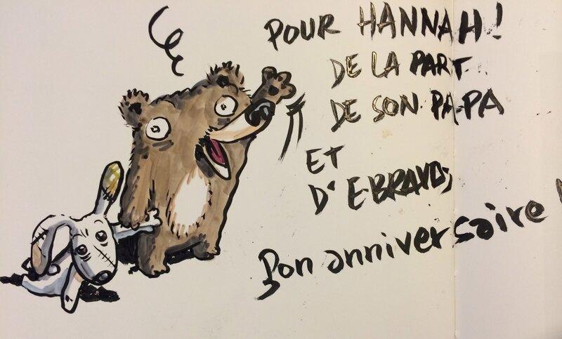 Un Ours Nain par Émile Bravo - Dédicace