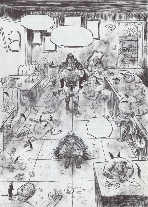 David Rubín, La Demolición, pag. 8. - Comic Strip
