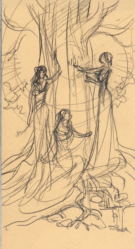 Croquis 1 by Gwendal Lemercier - Original art