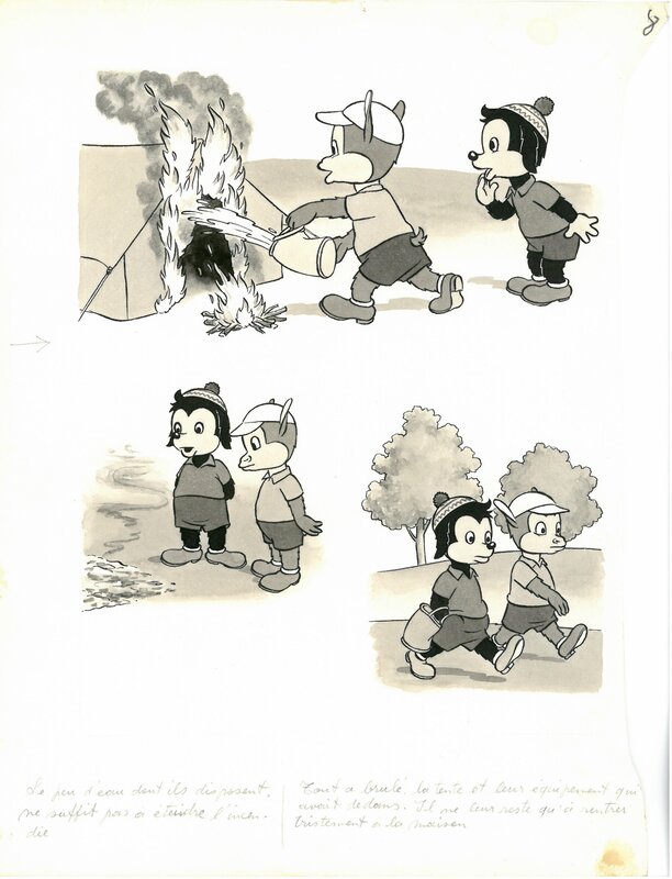 José Cabrero Arnal, Roudoudou noir et blanc - Comic Strip