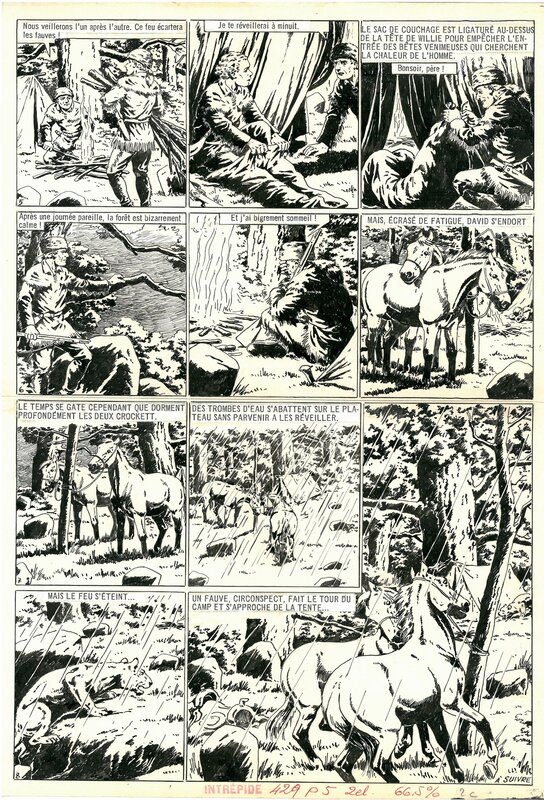 Les trappeurs by Étienne Le Rallic - Comic Strip