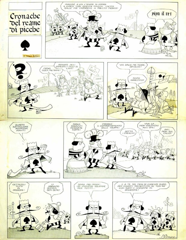 Bottaro Re di Picche - Comic Strip