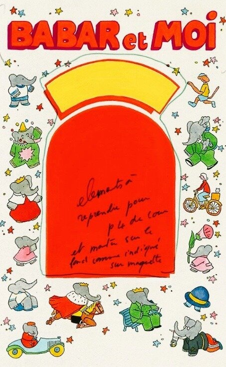 Jean De Brunhoff, Babar - 4ème de couv. - Couverture originale