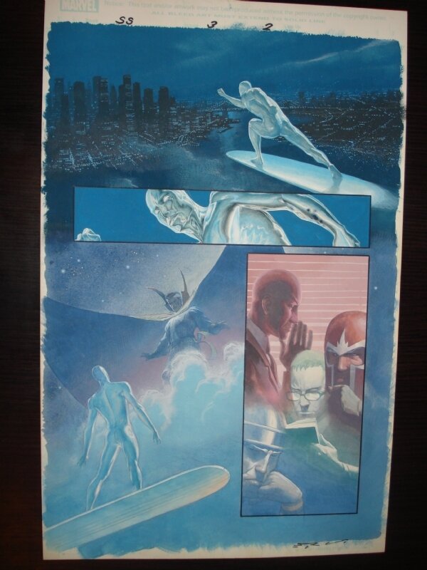 Esad Ribic, Silver Surfer Requiem #3 pg2 - Planche originale