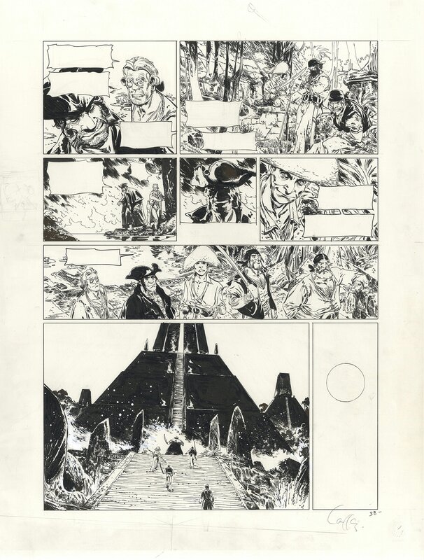 Mathieu Lauffray, Long John Silver - Guyanacapac - Planche 38 - Comic Strip