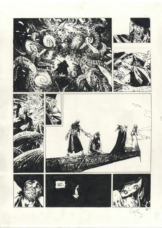 Mathieu Lauffray, Xavier Dorison, Long John Silver, Guyanacapac, planche 46 - Planche originale