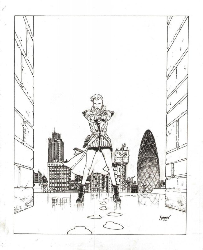 Dakota T1 par Philippe Adamov, Jean Dufaux - Couverture originale