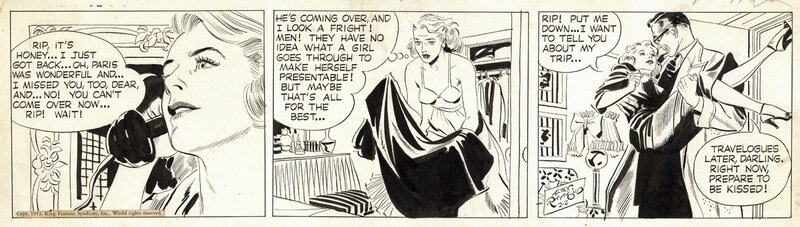 Alex Raymond, Rip Kirby 1953.02.02 - Comic Strip