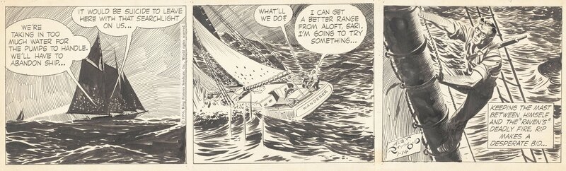 Rip Kirby par Alex Raymond - Planche originale