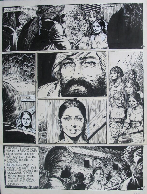 Claude Auclair, 1977 - Simon du Fleuve : Les pélerins - Comic Strip