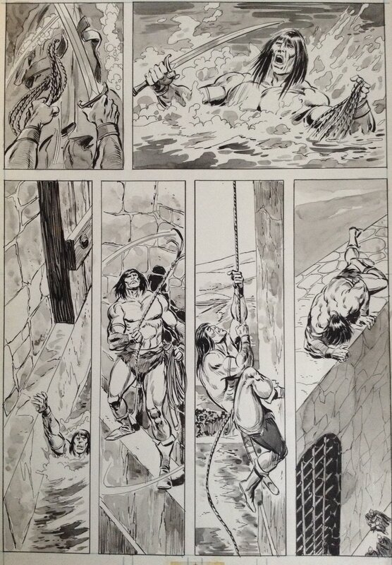 Conan  #63 par John Buscema, Palmer - Planche originale