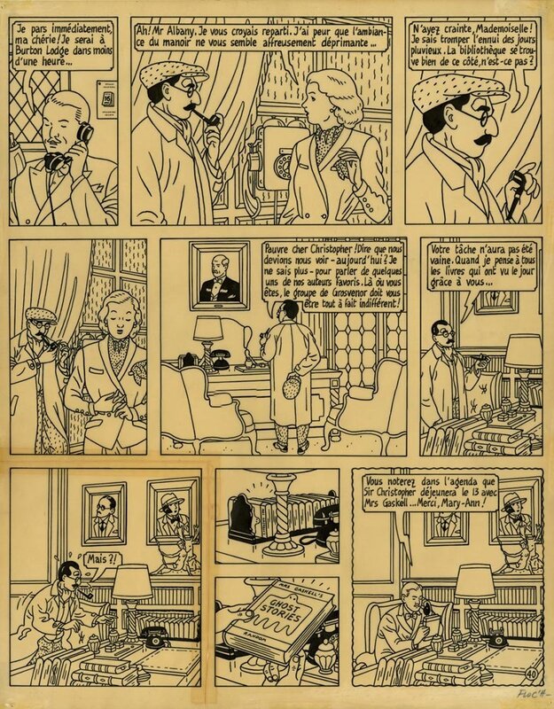 Floc'h, Francois Rivière, Le Dossier Harding page 40 - Comic Strip