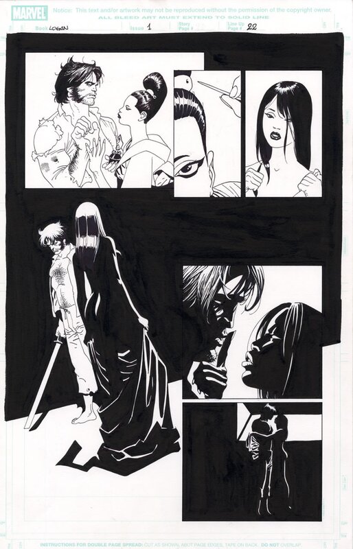 Eduardo Risso, Brian K. Vaughan, 2008 - Wolverine: Logan #1 - Pg.22 - Comic Strip