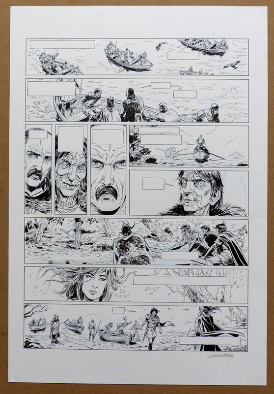 Jacques Lamontagne, Druides Tome 8- page 30 - Planche originale