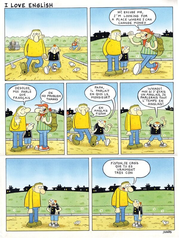 I love english by Éric Ivars - Comic Strip