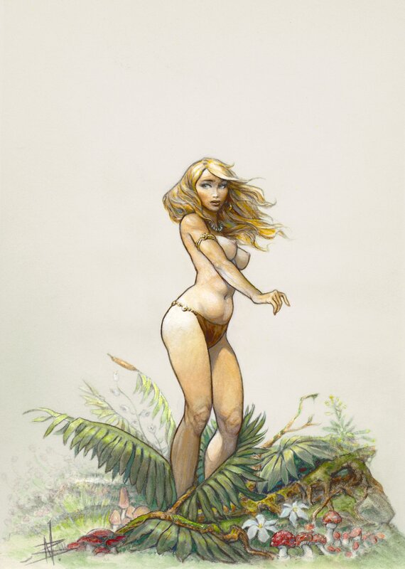 Victoire by Nicolas Bournay - Original Illustration